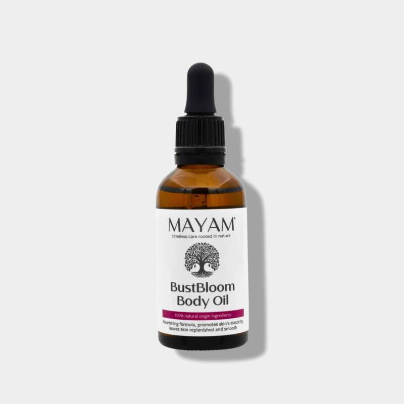 BustBloom Body Oil – ulei natural de masaj fermitate sâni și decolteu