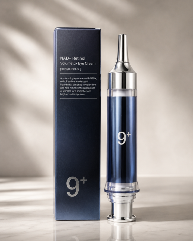 Cremă-ser pentru conturul ochilor cu NAD+, retinol și complex de peptide pentru fermitate și aspect neted, 10 ml