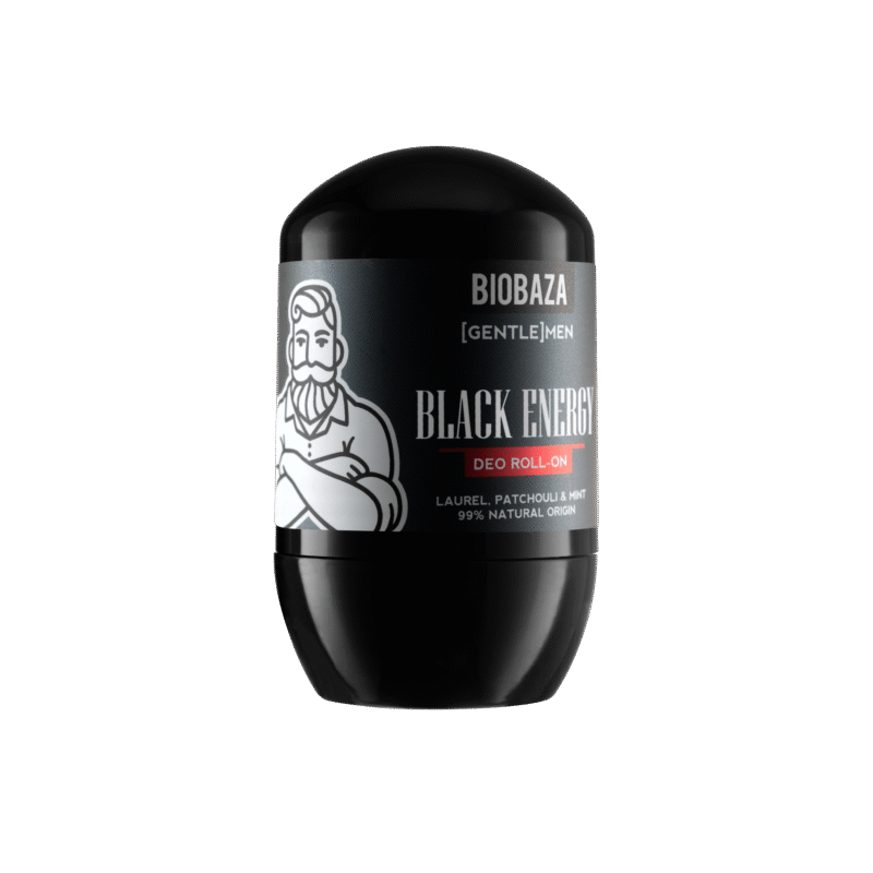 Deodorant Roll-on de bărbați Black Energy – BIOBAZA