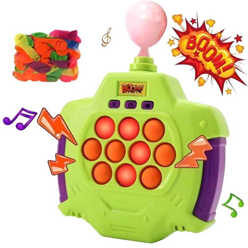 Flippy, Joc Pop-It Antistres, Flippy, Electronic, 50 de Baloane, Muzica, 2 Moduri, 5×5 • 7cm – Default Title