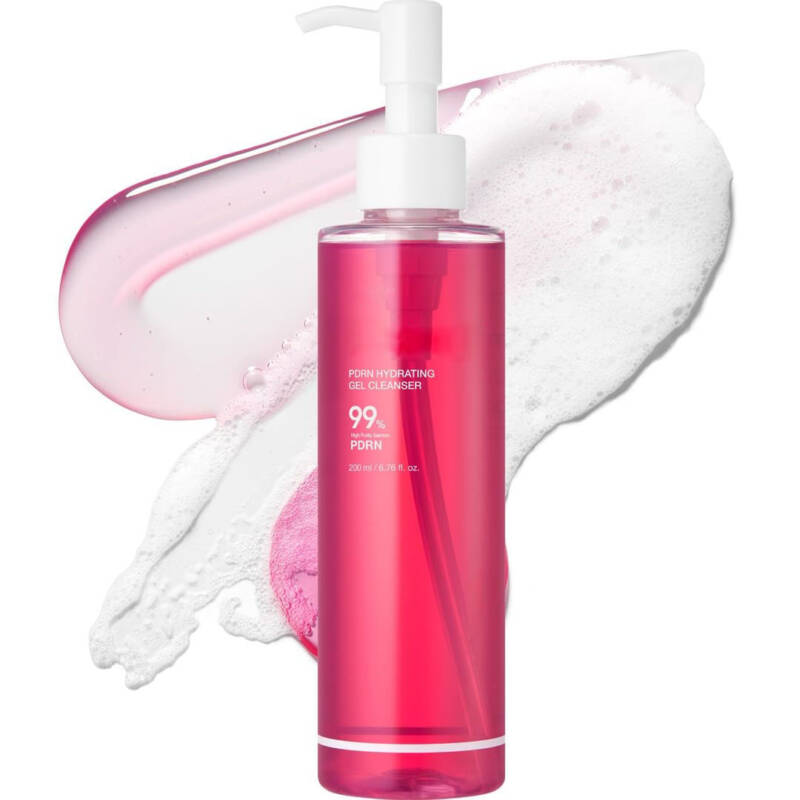 Gel de curățare facială PDRN cu textură jelly ce se transformă în spumă – hidratează și curăță în profunzime, 200 ml