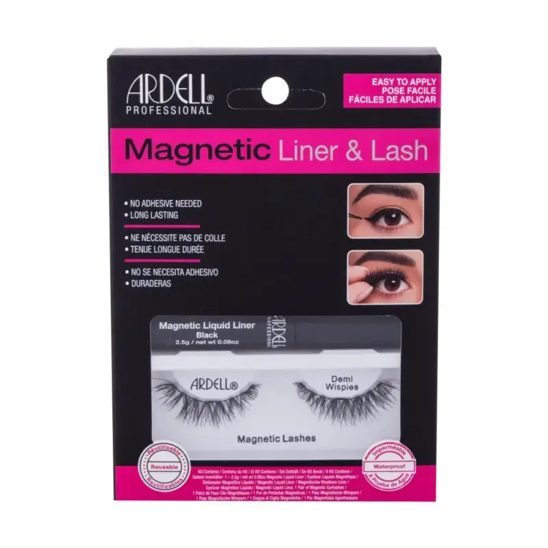 Gene False Ardell Demi Wispies + Eyeliner Gel