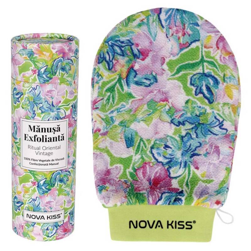 Mănușă Exfoliantă Confecționată Manual, Ritual Oriental Vintage, NOVA KISS