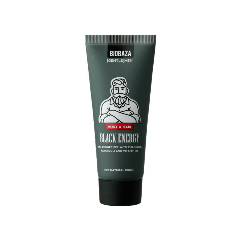 Mini gel de duș pentru bărbați Black Energy BIOBAZA 30ml