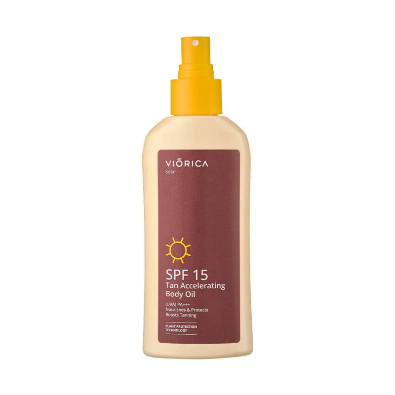Ulei de corp pentru accelerarea bronzului SPF 15