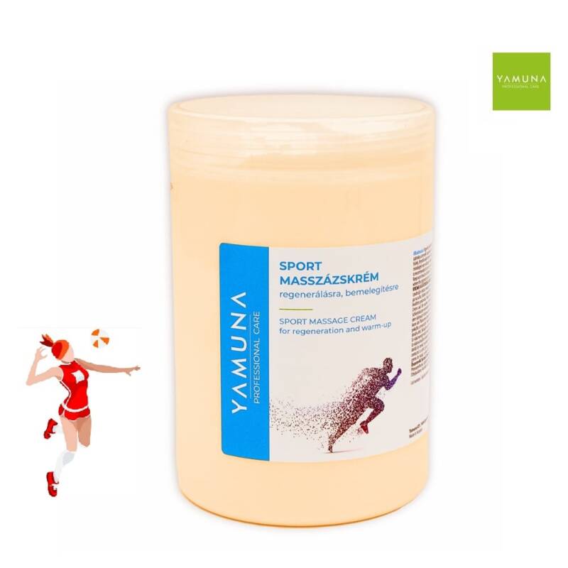 Crema de masaj Sport Regenerare si Incalzire Yamuna 1000 ML