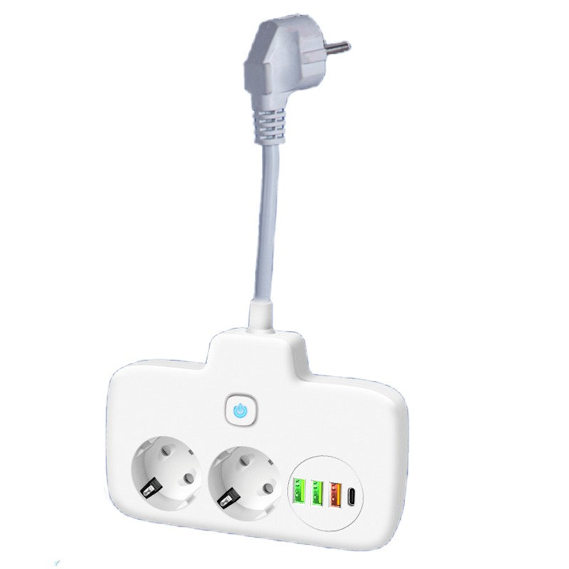 Flippy, Adaptor Priza, Flippy, 6 in 1, 2 Prize Standard, 3 Porturi USB, 1 Port, 6 in • 2500W – Default Title