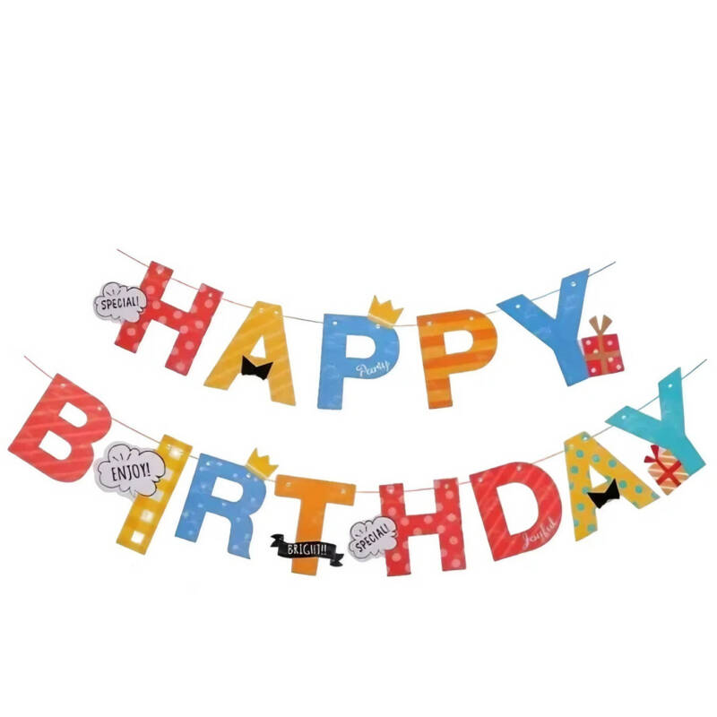 Flippy, Banner Happy Birthday 100×200 cm, Flippy, Rola de Ata Inclusa, Tematica Aniversare – Default Title