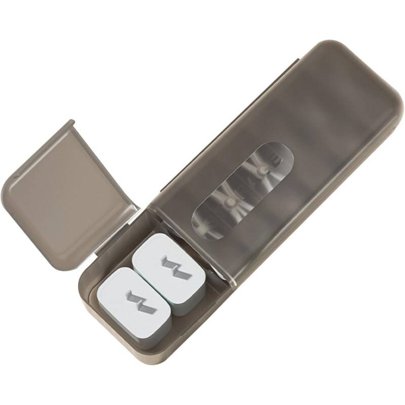 Flippy, Cutie Organizatoare pentru Cabluri, Flippy, din Plastic, 28 x 9 x 6 cm, Gri – Default Title