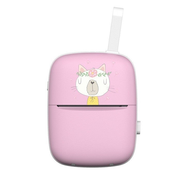 Flippy, Mini Imprimanta Foto Portabila, Flippy, Incarcare USB, Bluetooth, Model Pisica – Default Title