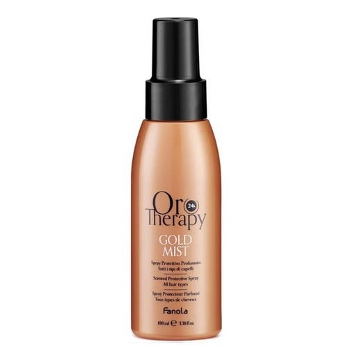 Spray Protectiv Parfumat Iluminant cu Extract de Trandafir, Aur 24K si Protectie UV – Gold Mist Scented Protective Spray 100ml – Oro Therapy