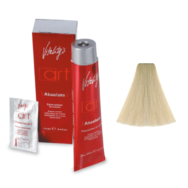 Vopsea permanenta de par Vitality’s Art Absolute cu amoniac 1008 Superblond Perlat 100 ml