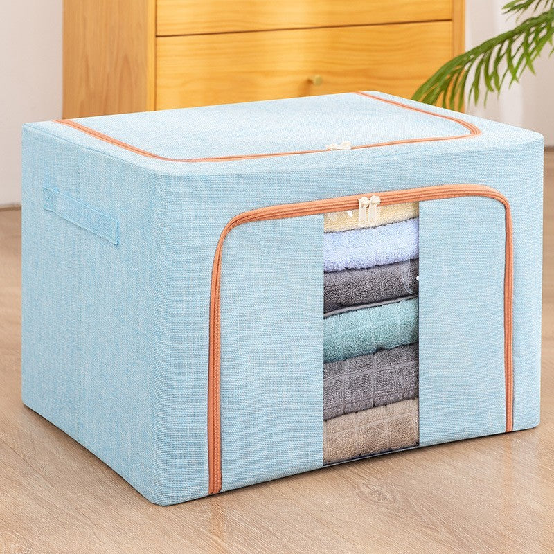 Flippy, Cutie de Depozitare Pliabila, Flippy, 66 L, din Bumbac si In, 50×4, 66 L • 50x40x33 cm – Default Title